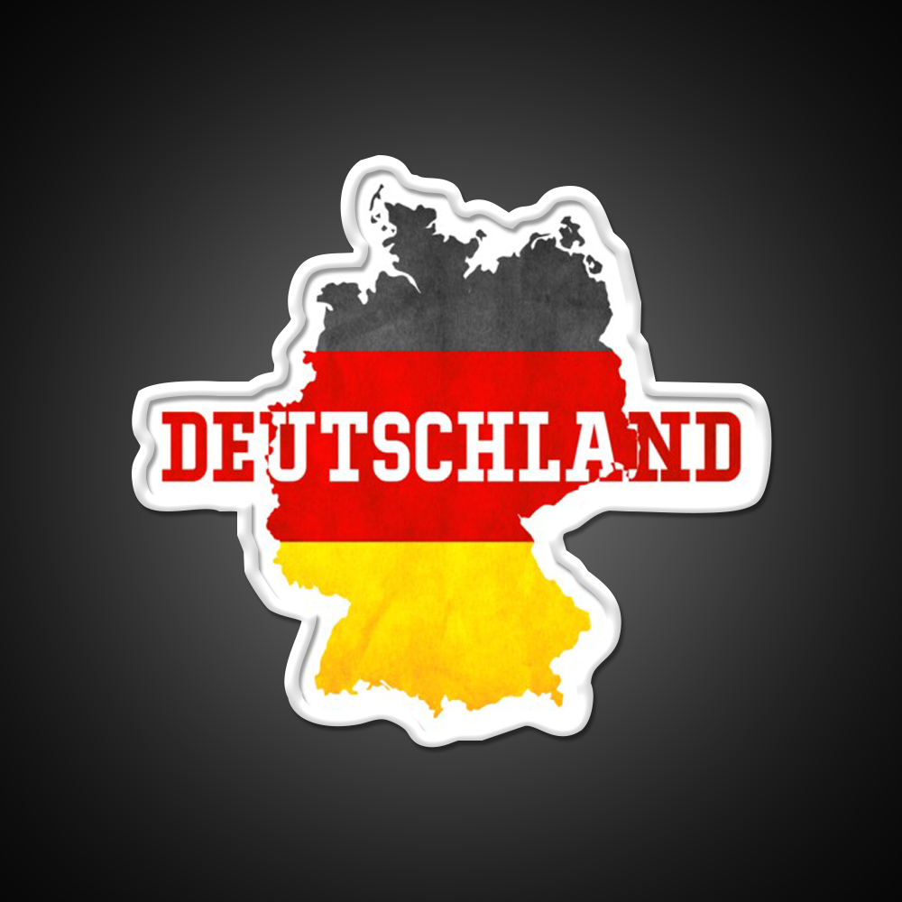 Deutschland Country With Germany Flag Beer Bar Decor Led Neon Sign Rgb Color - LED neon sign view 11