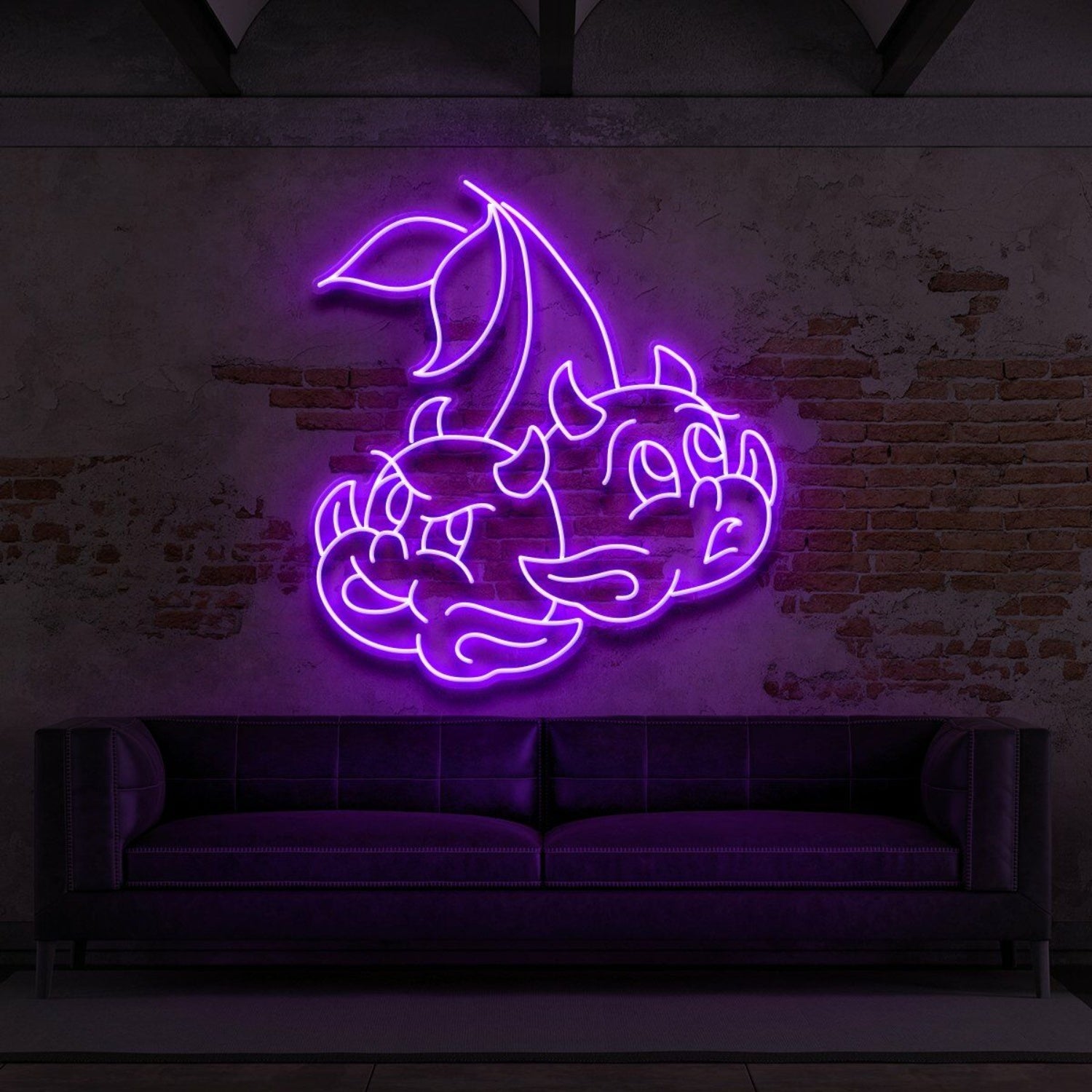 Devil Cherries For Tattoo Studio Led Neon Sign For Edgy And Artistic Spaces | Shineneon