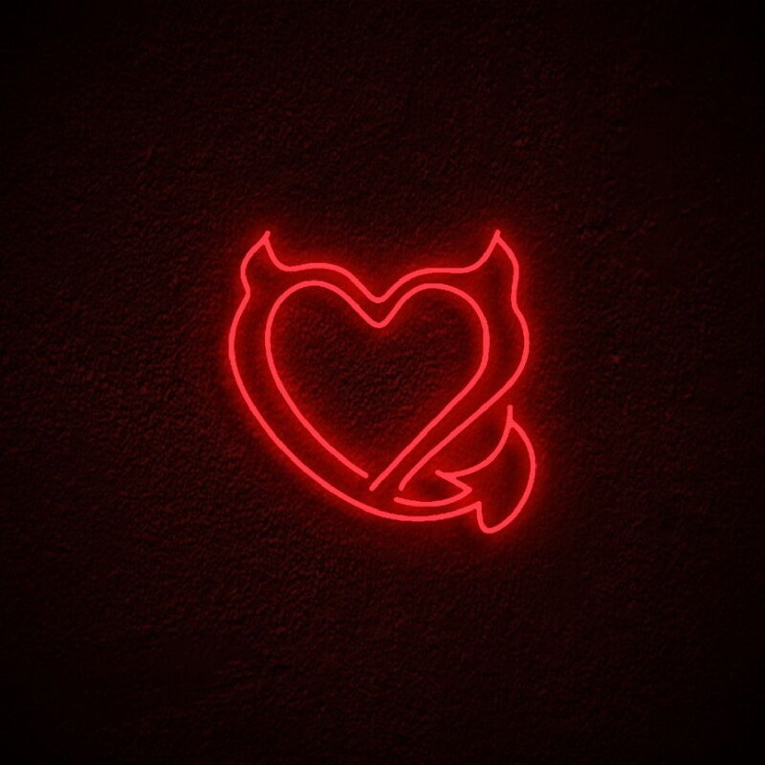Devil Heart Neon Sign For Bold Decor | Shineneon