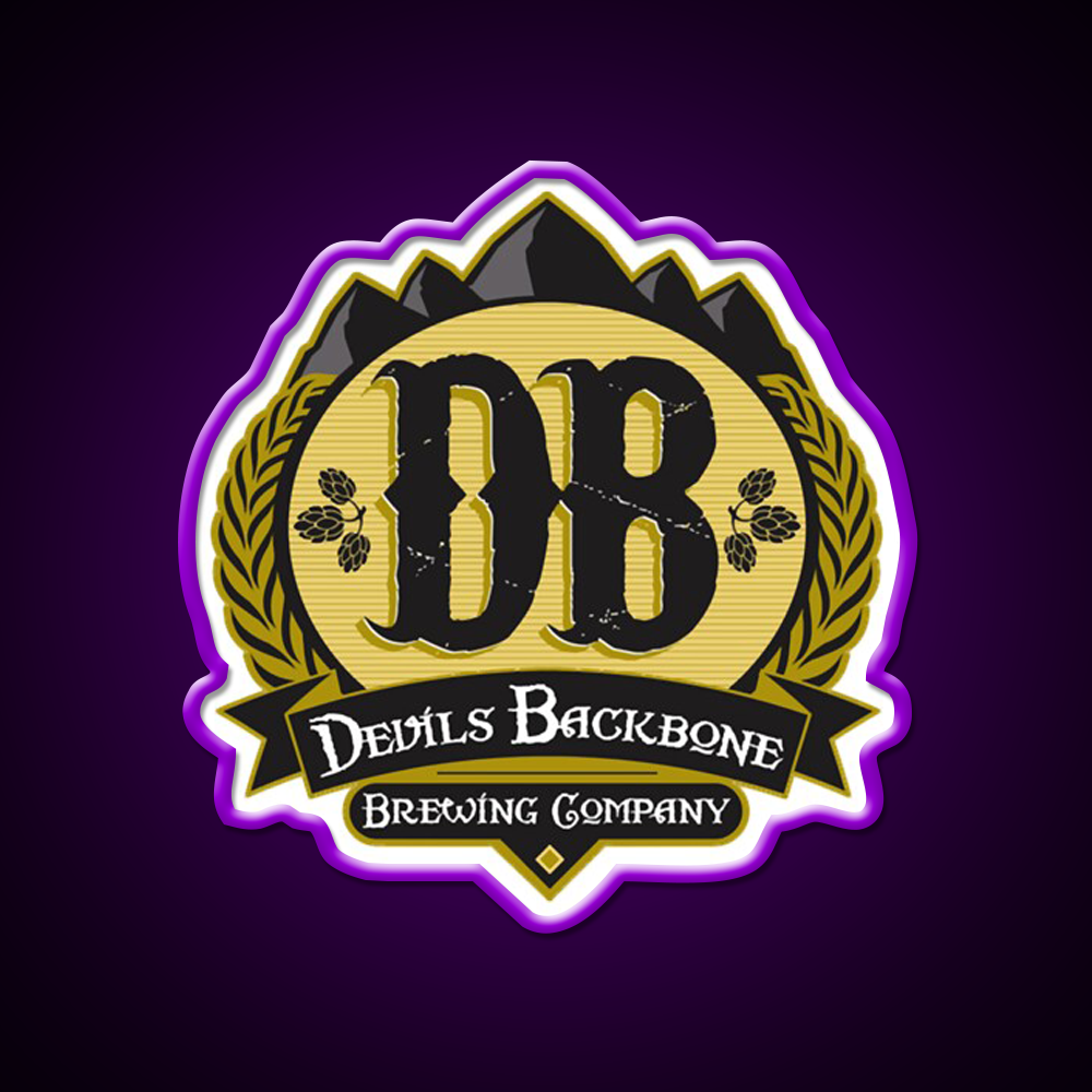 Devils Backbone Beer Bar Decor Led Neon Sign Rgb Color