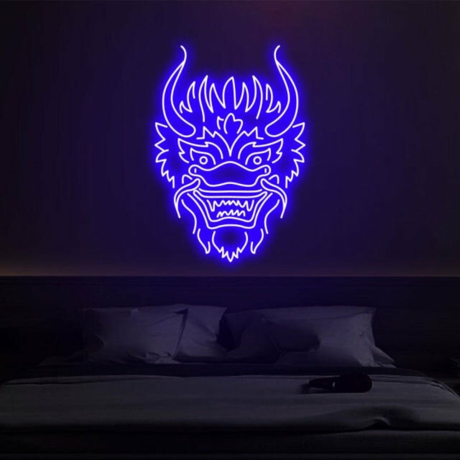 Devils Grimace Bold Neon For Edgy Decor - Shineneon