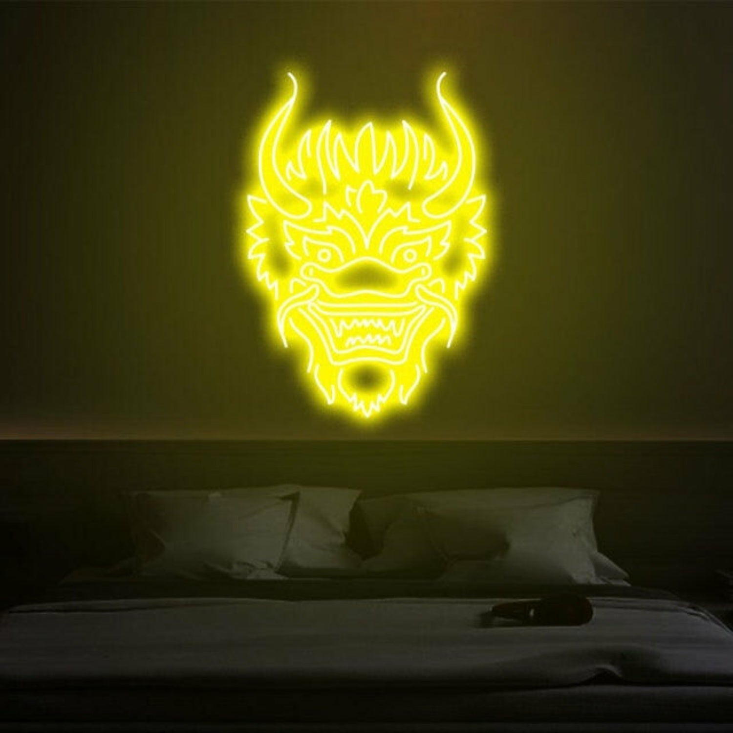 Devils Grimace Bold Neon For Edgy Decor - Shineneon