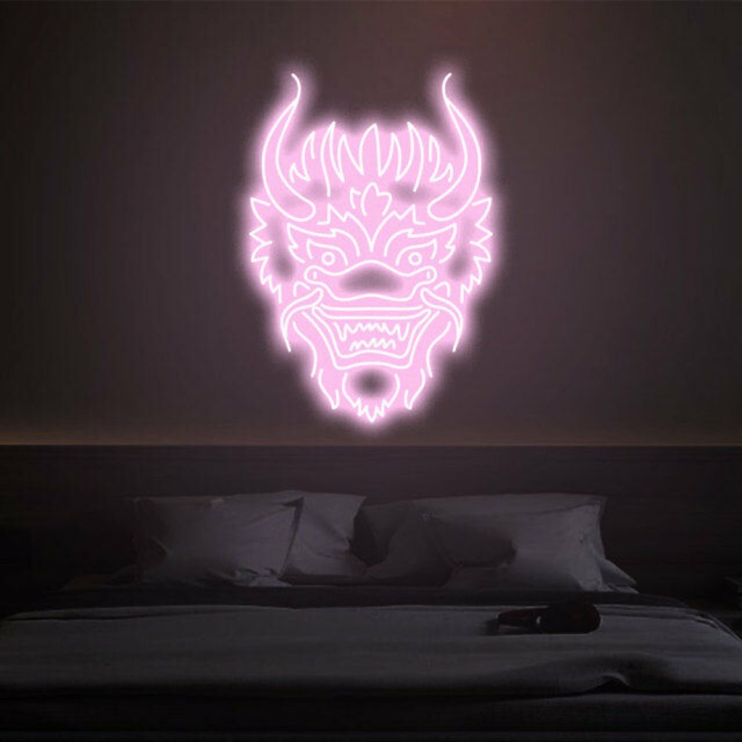Devils Grimace Bold Neon For Edgy Decor - Shineneon