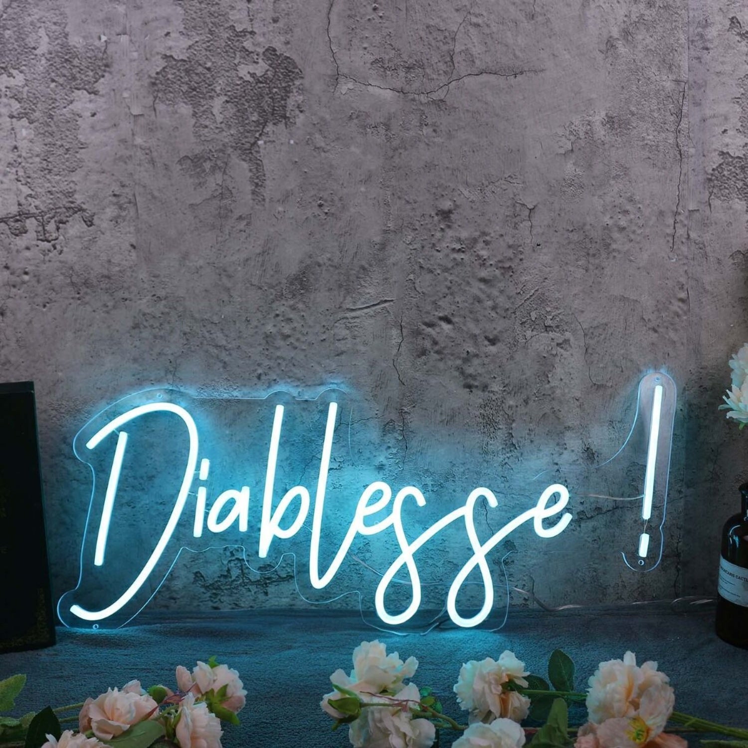 Diablesse Blue Led Neon Sign - Shineneon