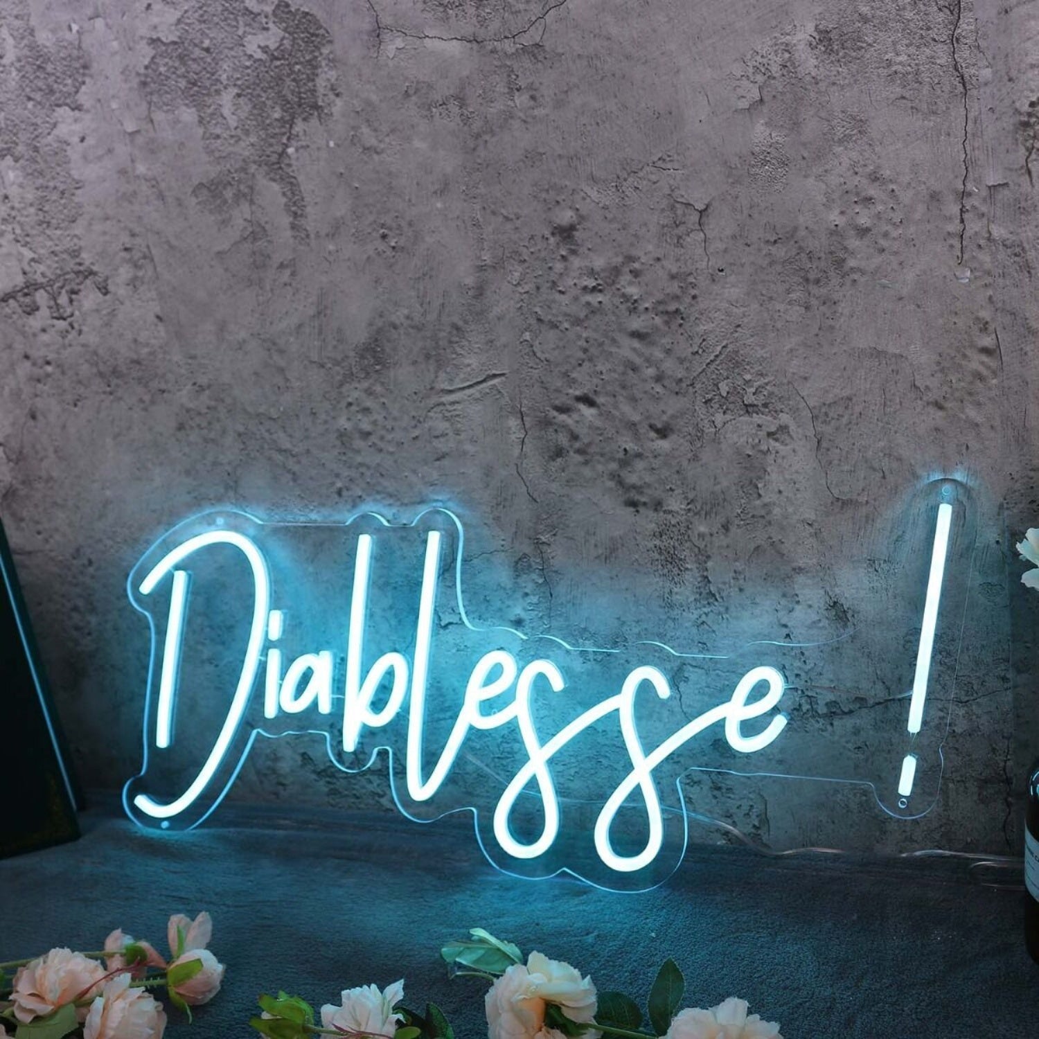 Diablesse Blue Led Neon Sign - Shineneon