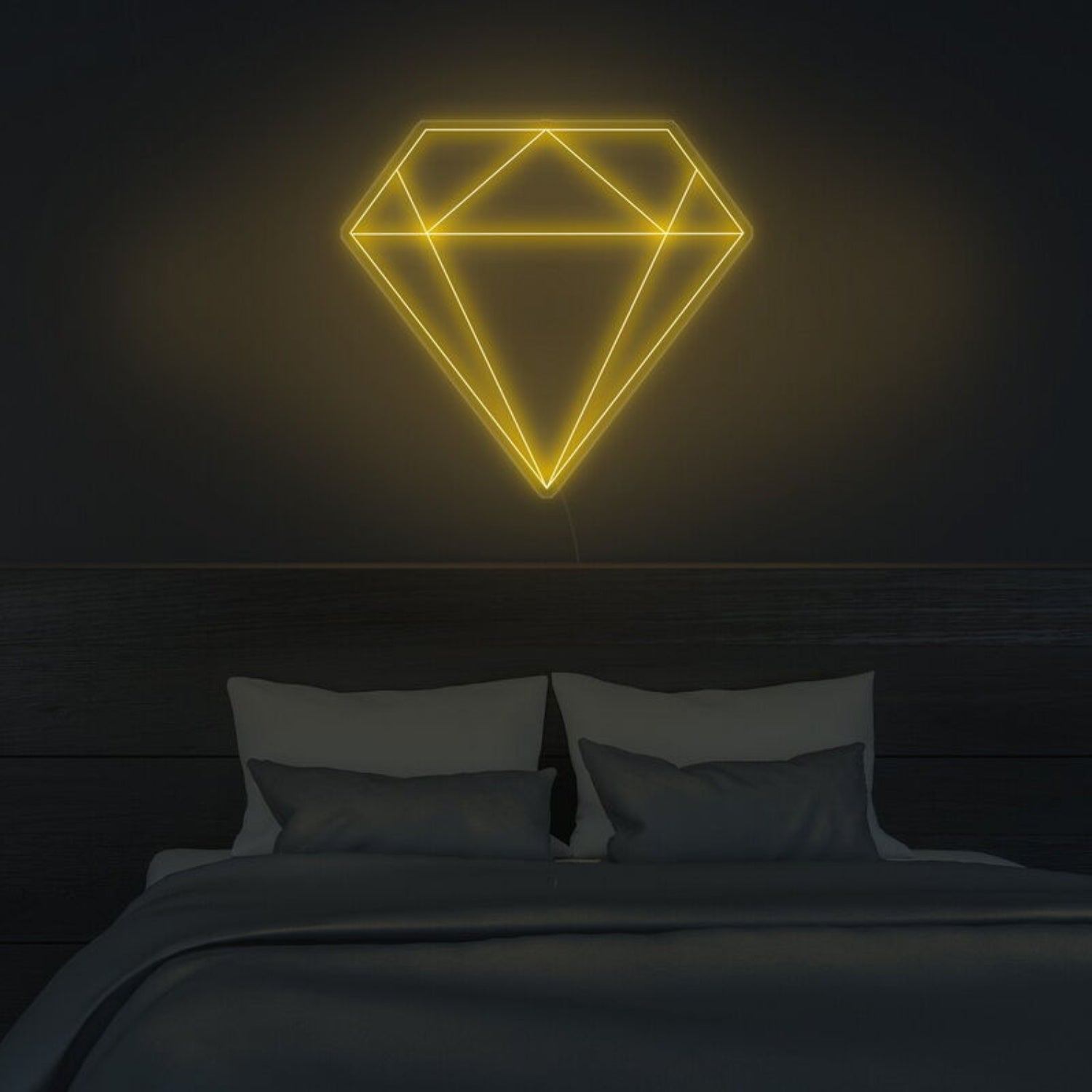 Diamond Neon Sign Adds Sparkle To Elegant Decor | Shineneon