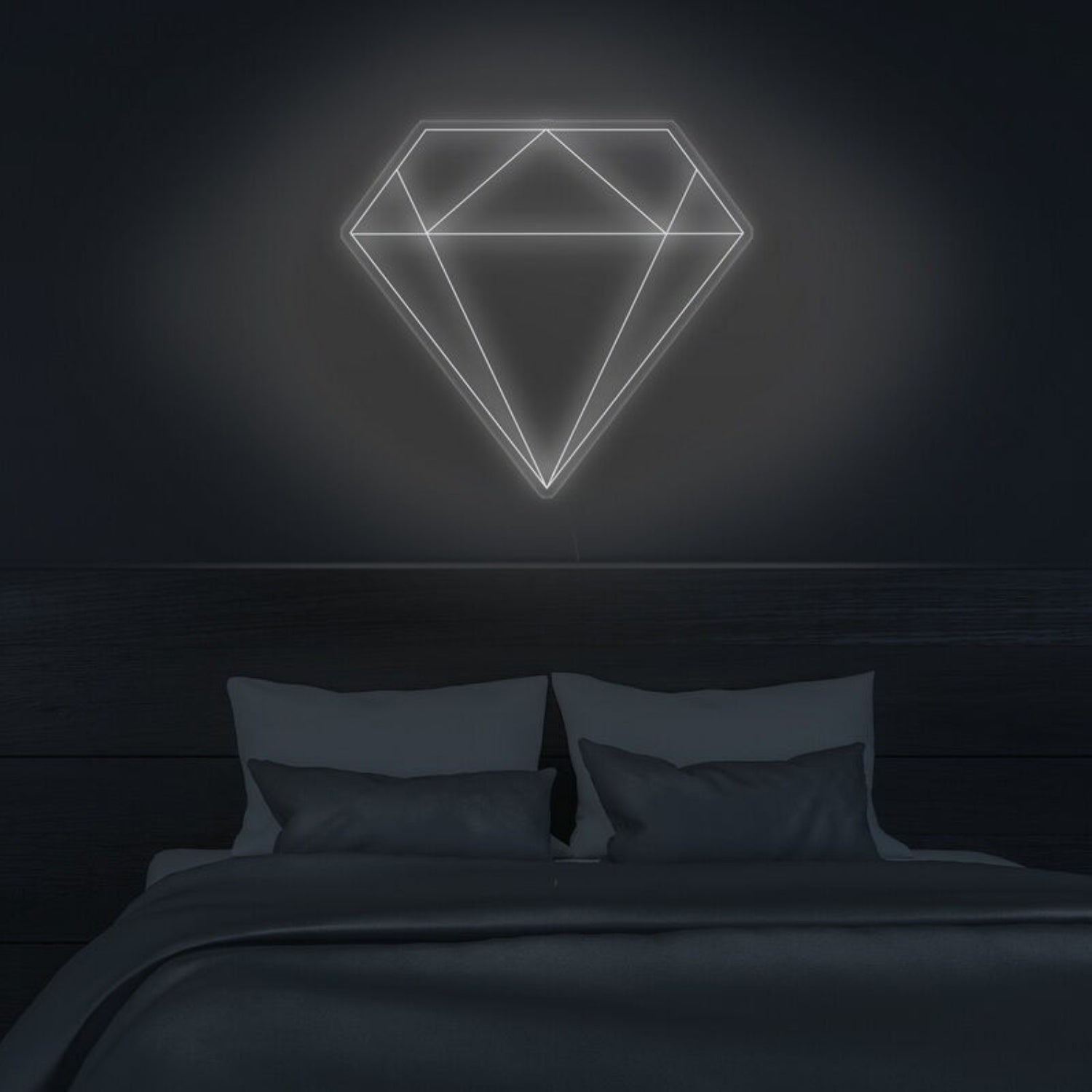 Diamond Neon Sign Adds Sparkle To Elegant Decor | Shineneon