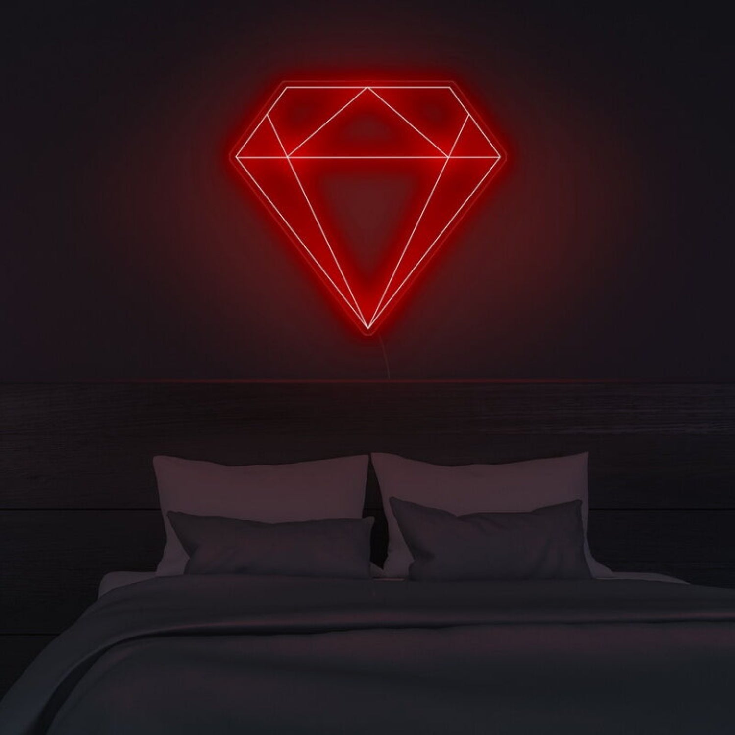 Diamond Neon Sign Adds Sparkle To Elegant Decor | Shineneon