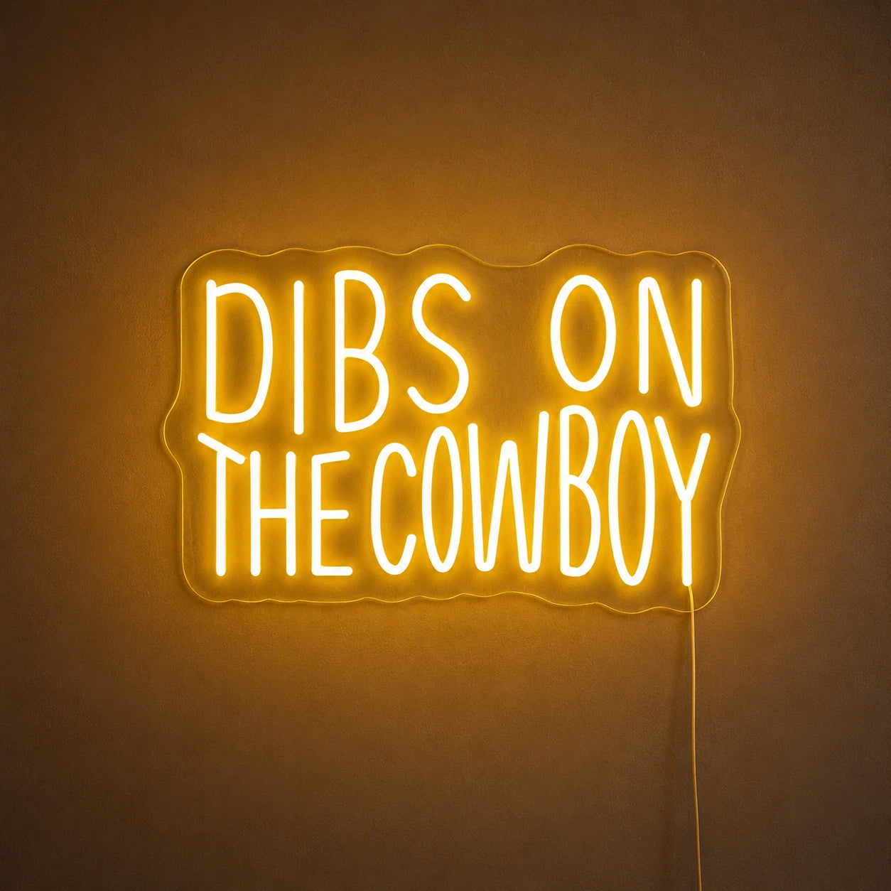 Dibs On The Cowboy Neon Sign LED Neon Sign high-converting product image