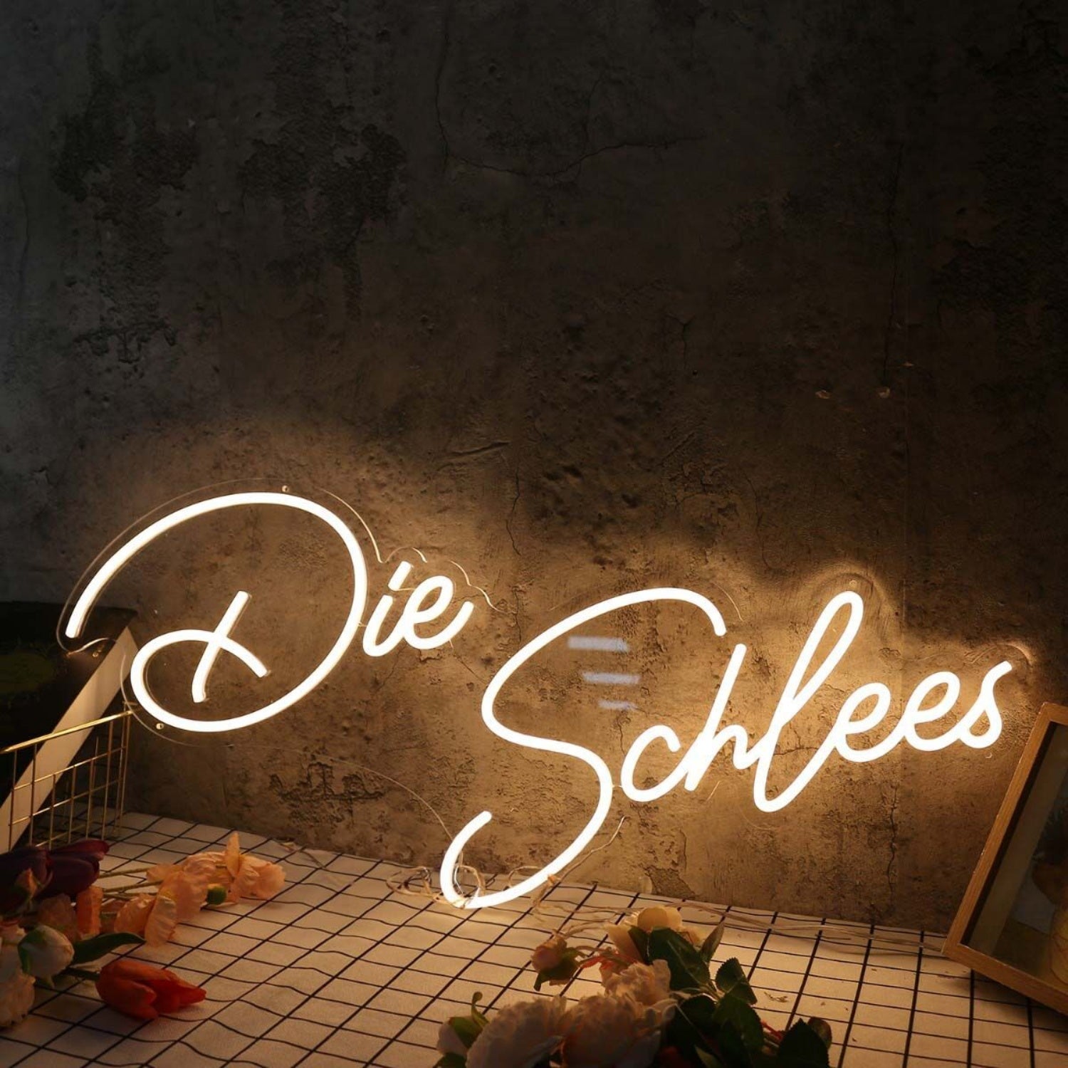 Die Schlees Yellow Led Neon Sign - Shineneon
