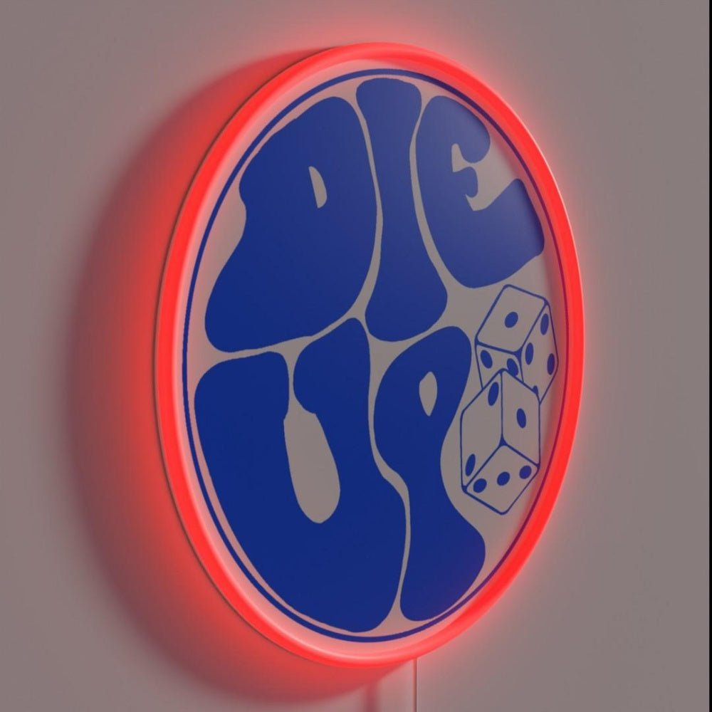 Die Up Blue Rgb Led Neon Sign - Shineneon