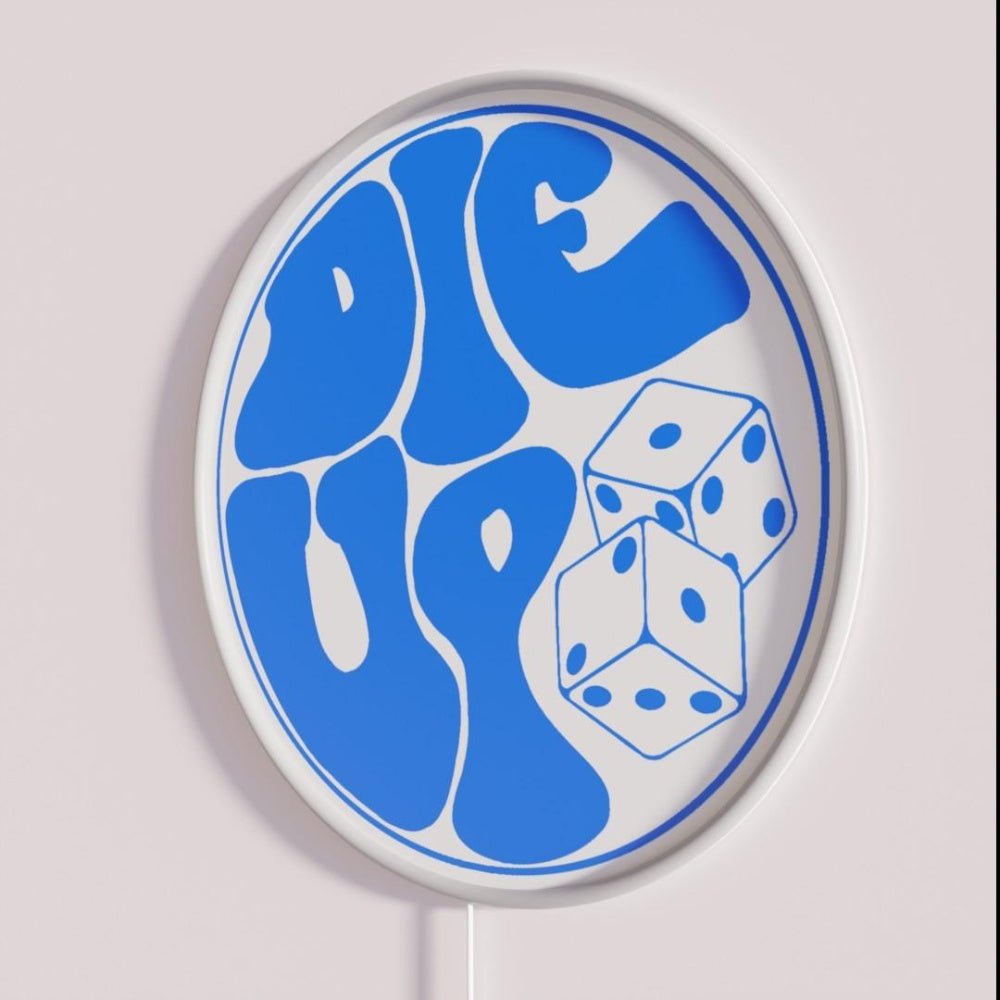 Die Up Blue Rgb Led Neon Sign - Shineneon
