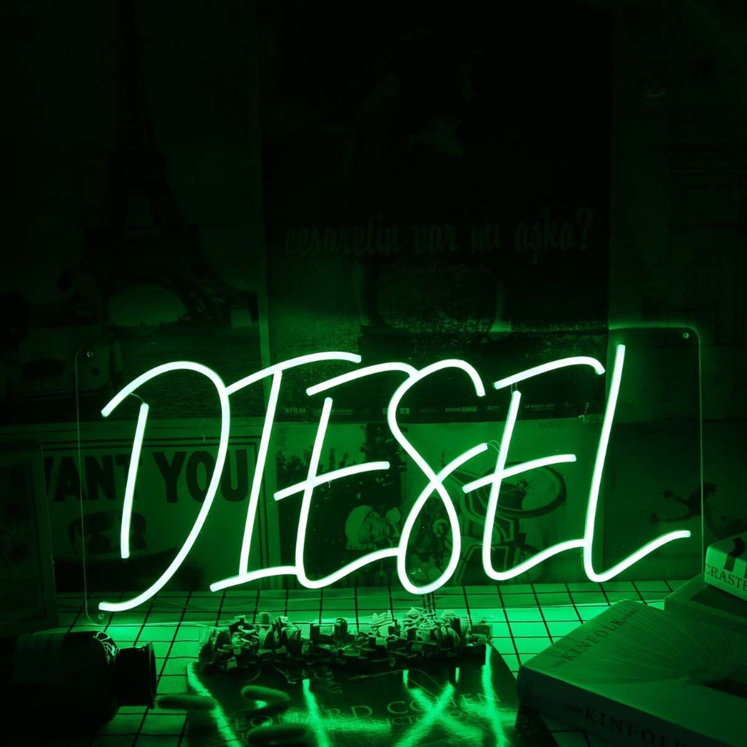Diesel Green Custom Led Neon Sign - Shineneon