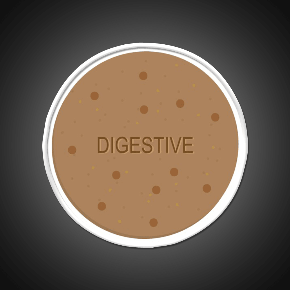 Digestive Biscuit Snack Food Led Neon Sign Rgb Color - Shineneon