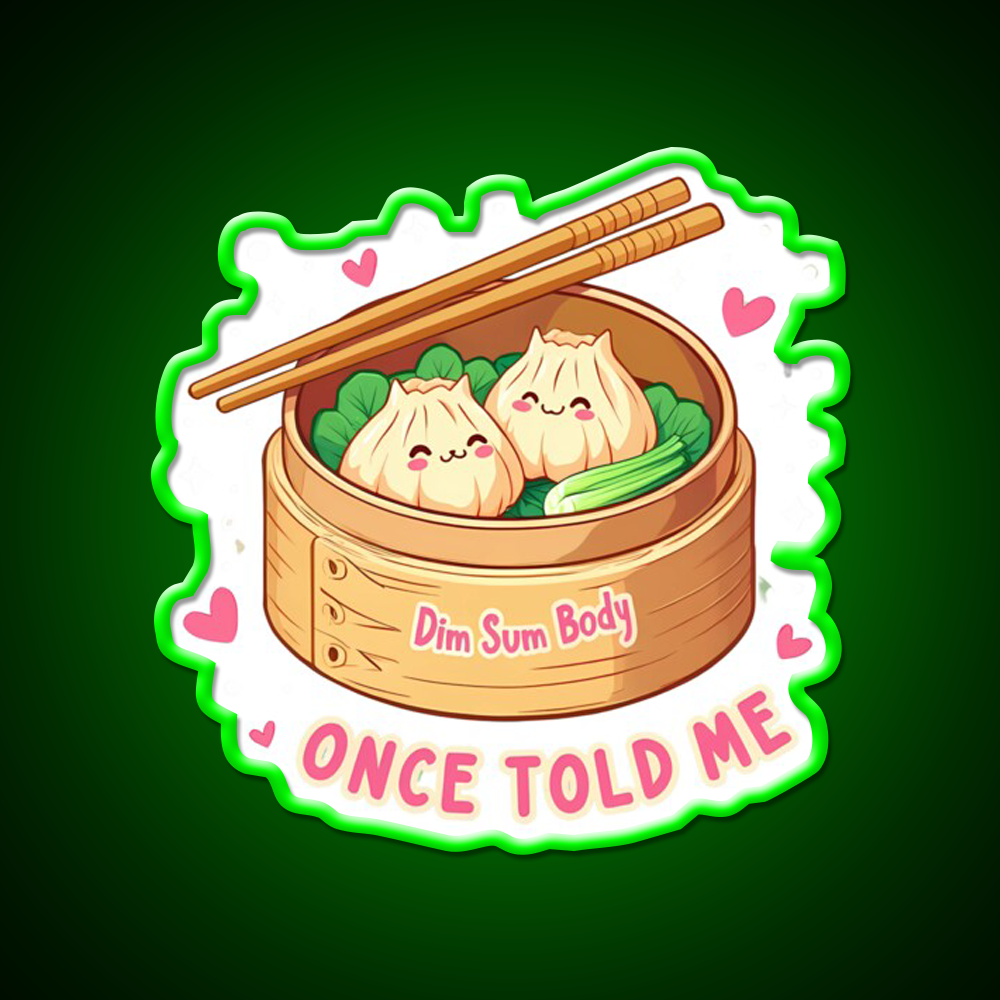 Dim Sim Led Neon Sign Chinese Food Rgb Color