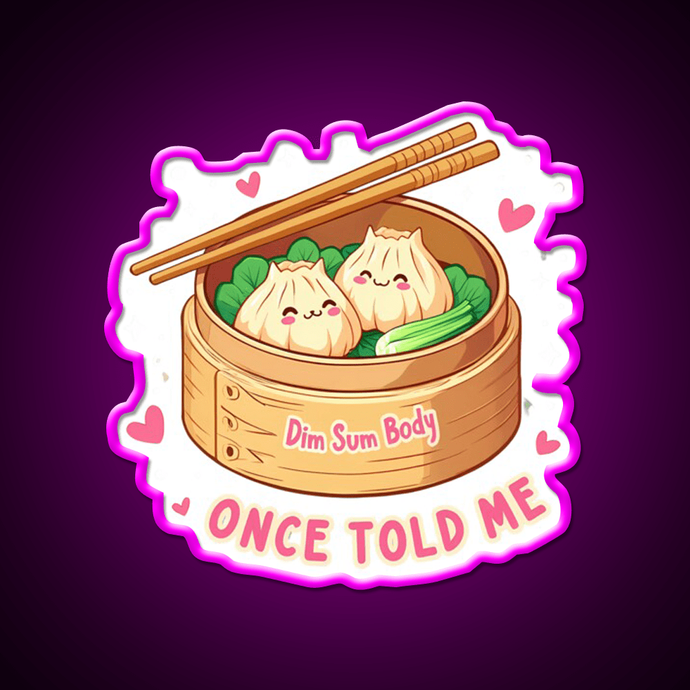Dim Sim Led Neon Sign Chinese Food Rgb Color - Shineneon