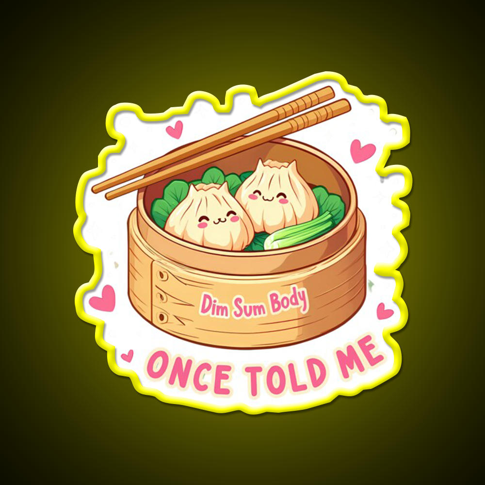 Dim Sim Led Neon Sign Chinese Food Rgb Color