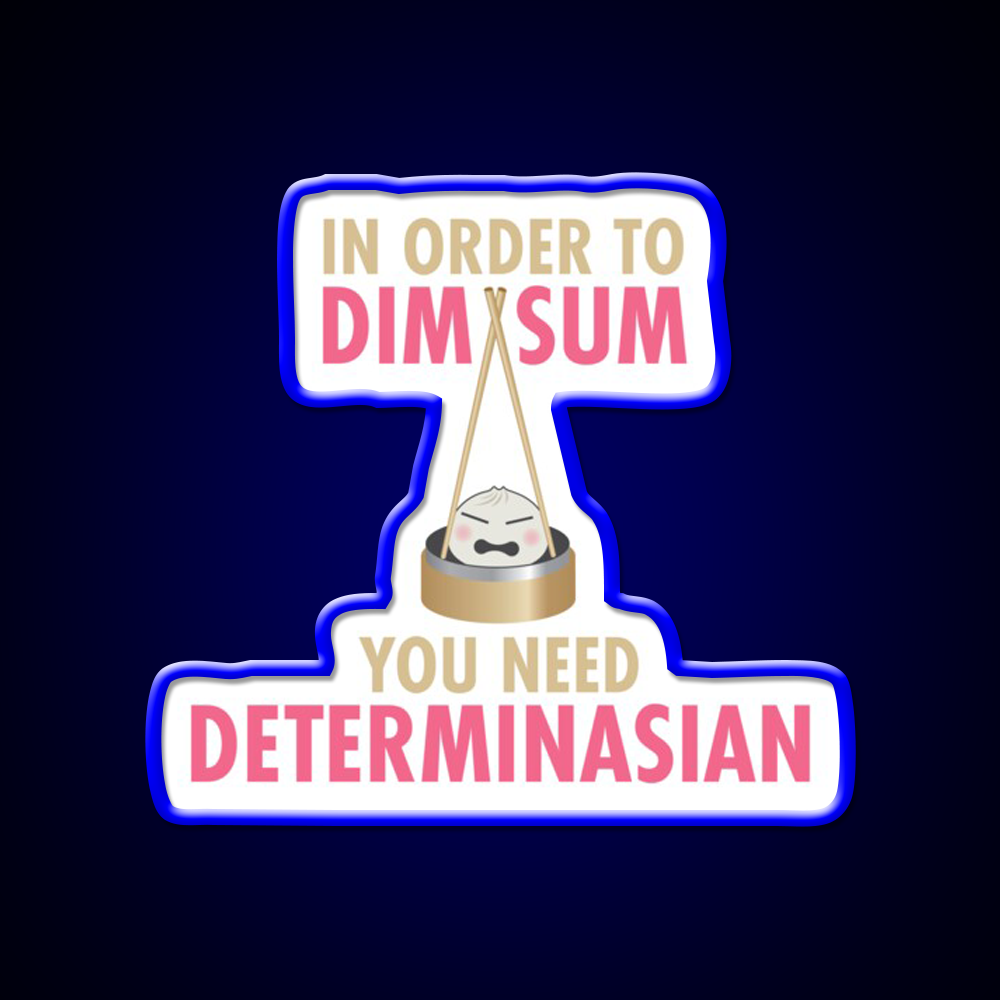 Dim Sum Determinasian Led Neon Sign Chinese Food Rgb Color