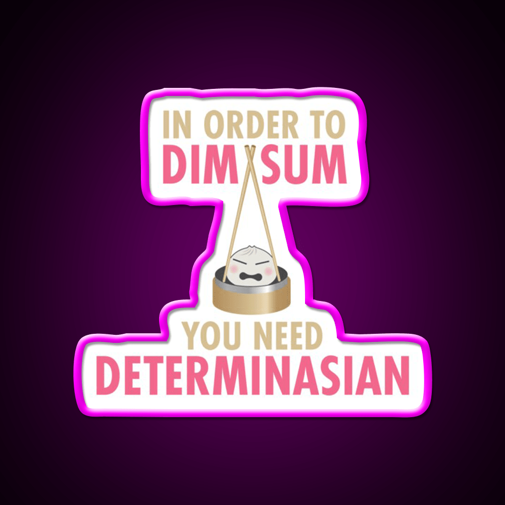 Dim Sum Determinasian Led Neon Sign Chinese Food Rgb Color - Shineneon
