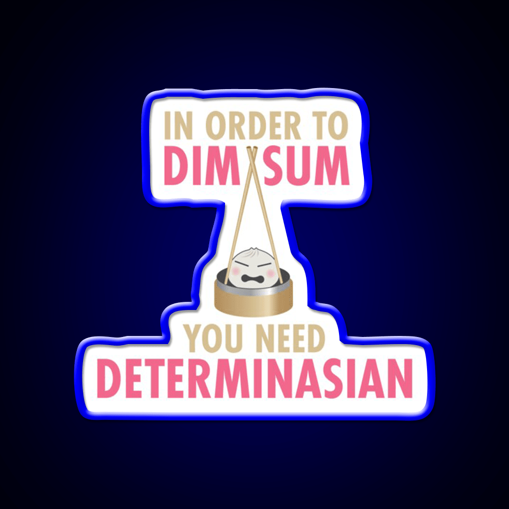 Dim Sum Determinasian Led Neon Sign Chinese Food Rgb Color - Shineneon