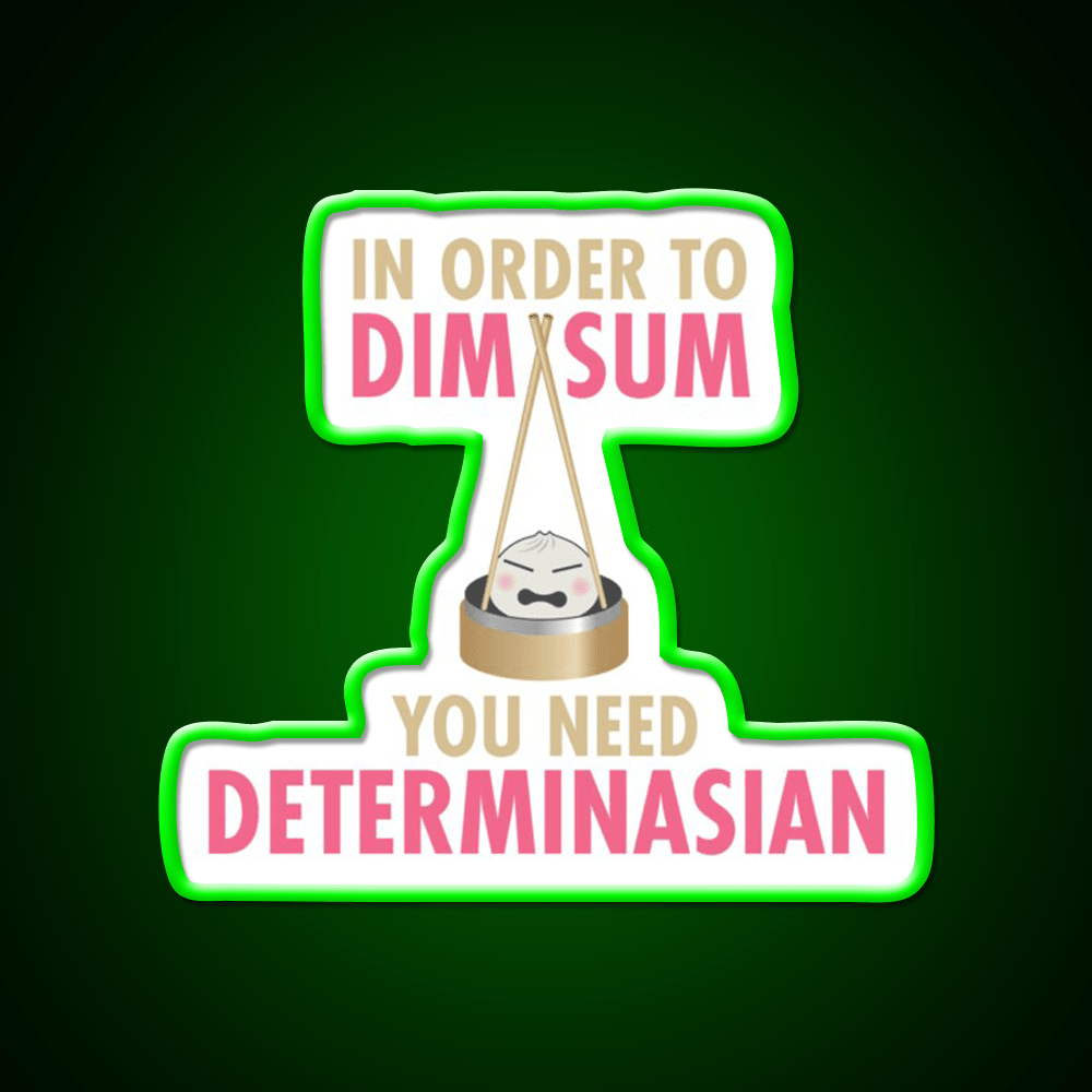 Dim Sum Determinasian Led Neon Sign Chinese Food Rgb Color - Shineneon