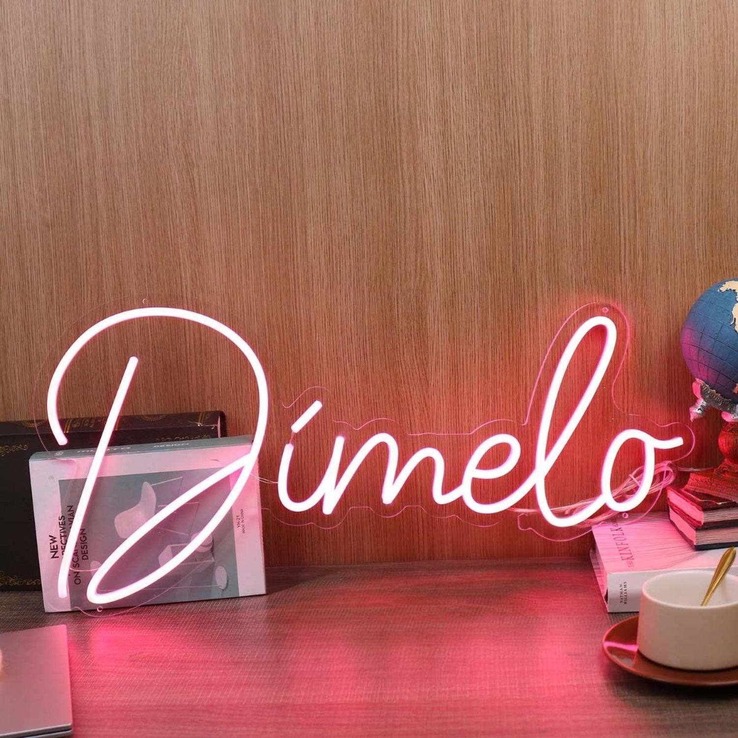 Dimelo Red Led Neon Sign - Shineneon