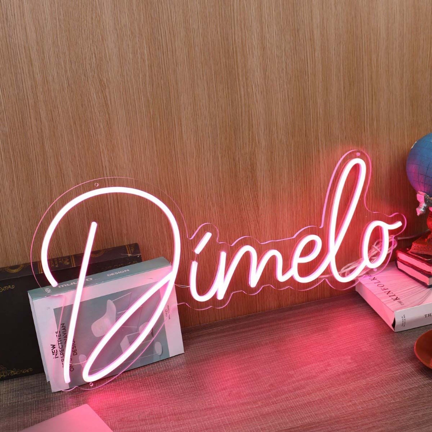 Dimelo Red Led Neon Sign - Shineneon