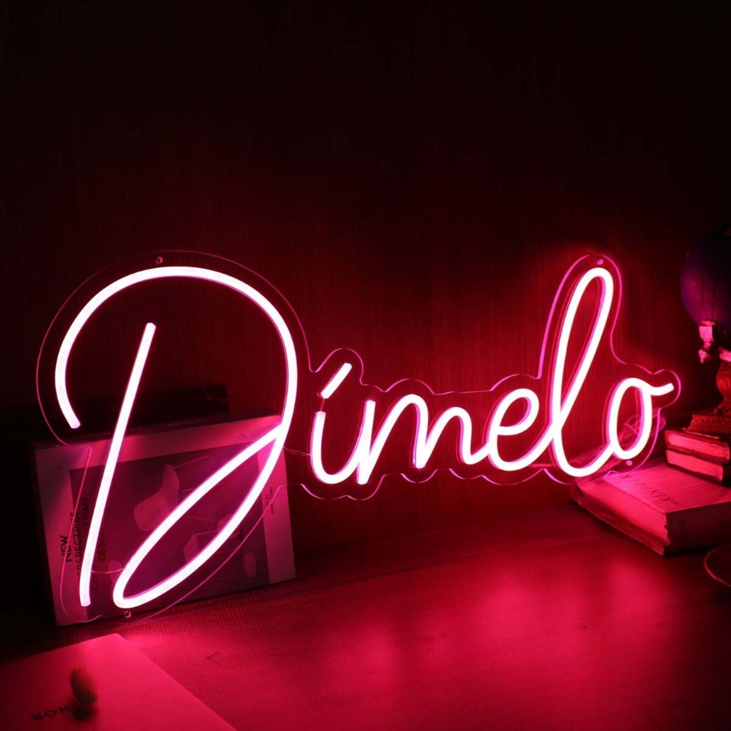 Dimelo Red Led Neon Sign - Shineneon