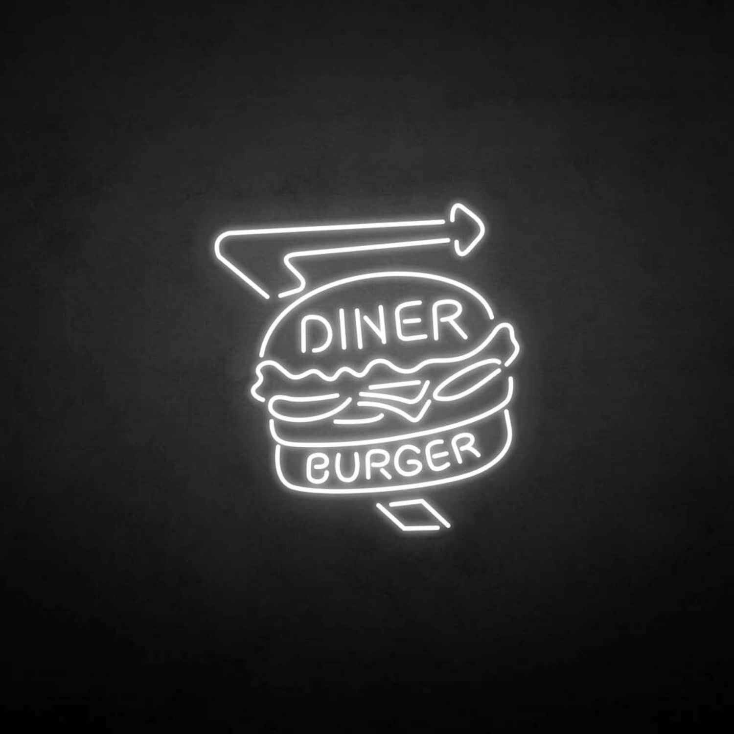Diner Burger Led Neon Sign | Shineneon