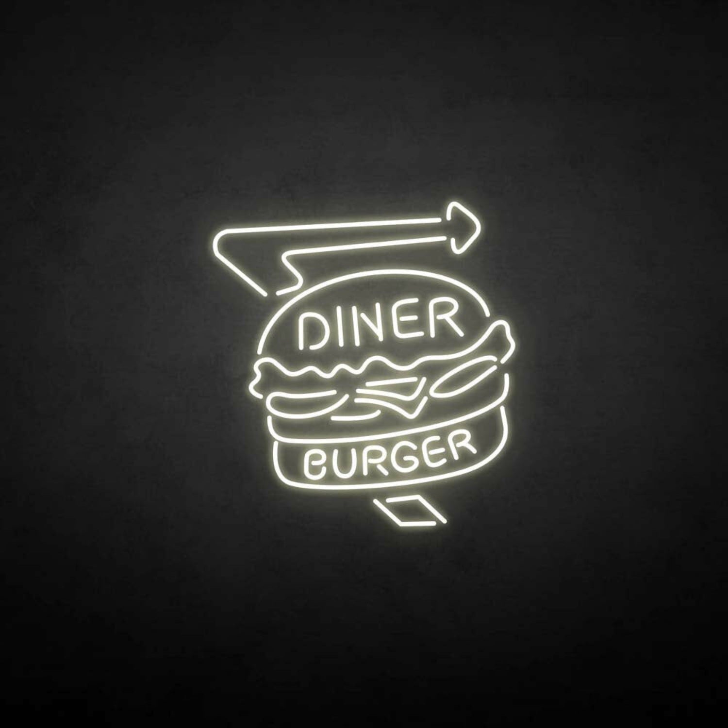 Diner Burger Led Neon Sign | Shineneon