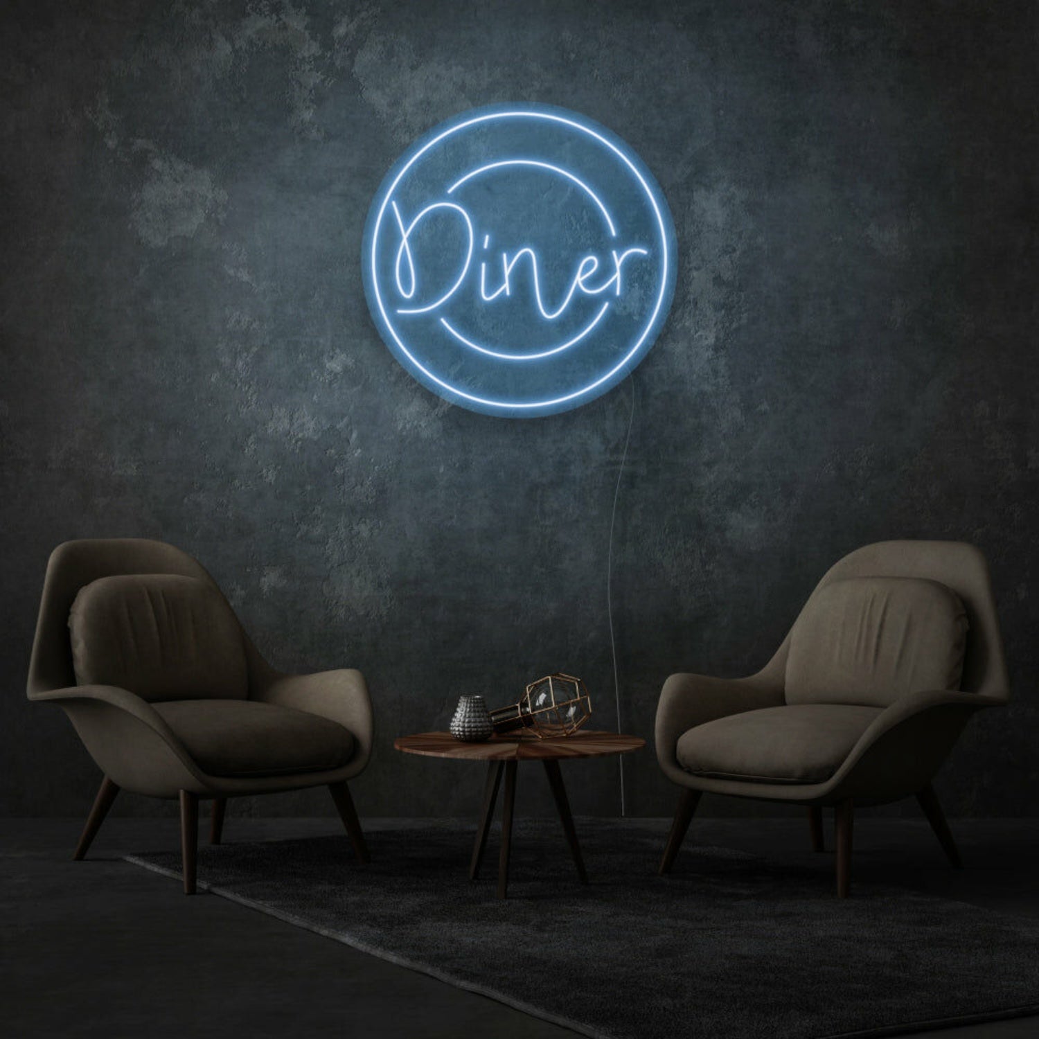 Diner On A Plate Neon Nostalgic Eats And Treats | Shineneon