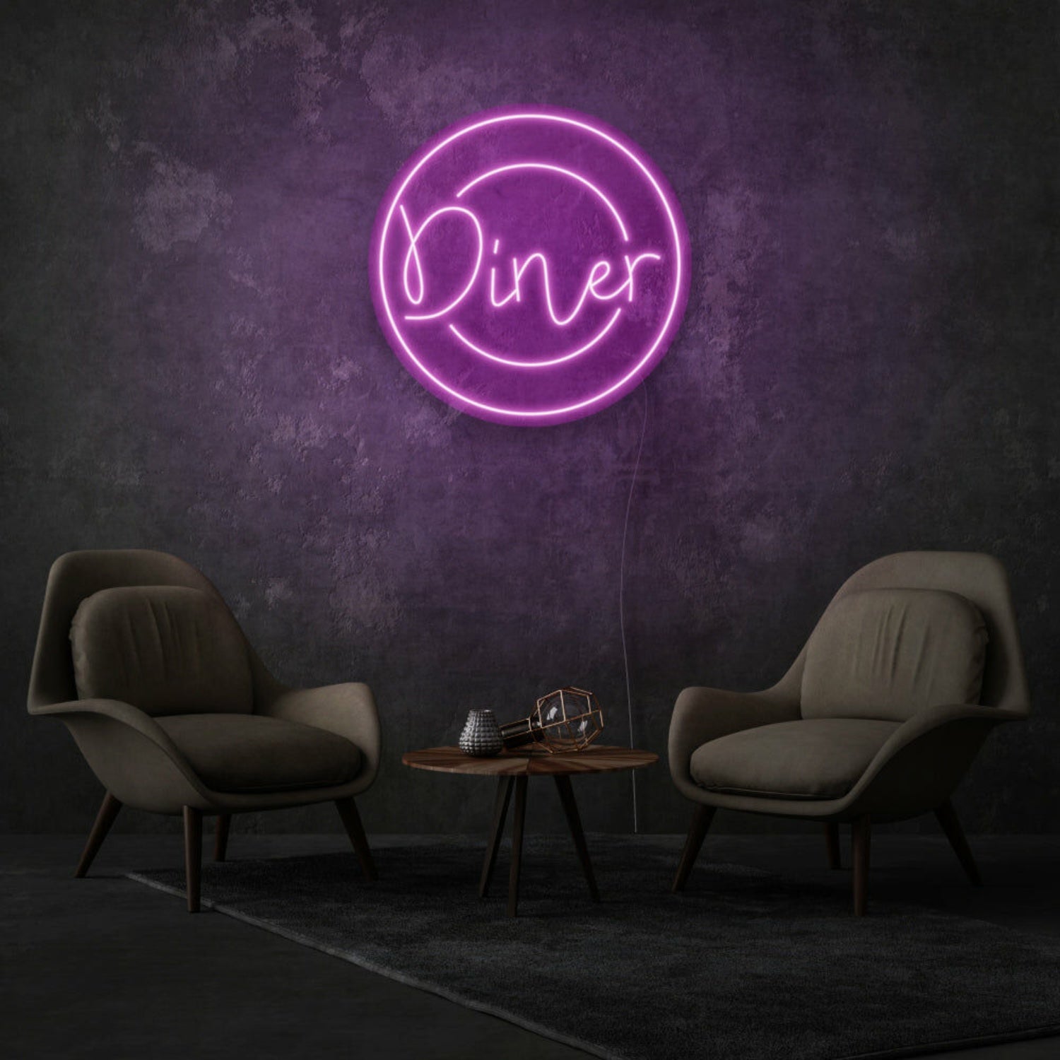 Diner On A Plate Neon Nostalgic Eats And Treats | Shineneon