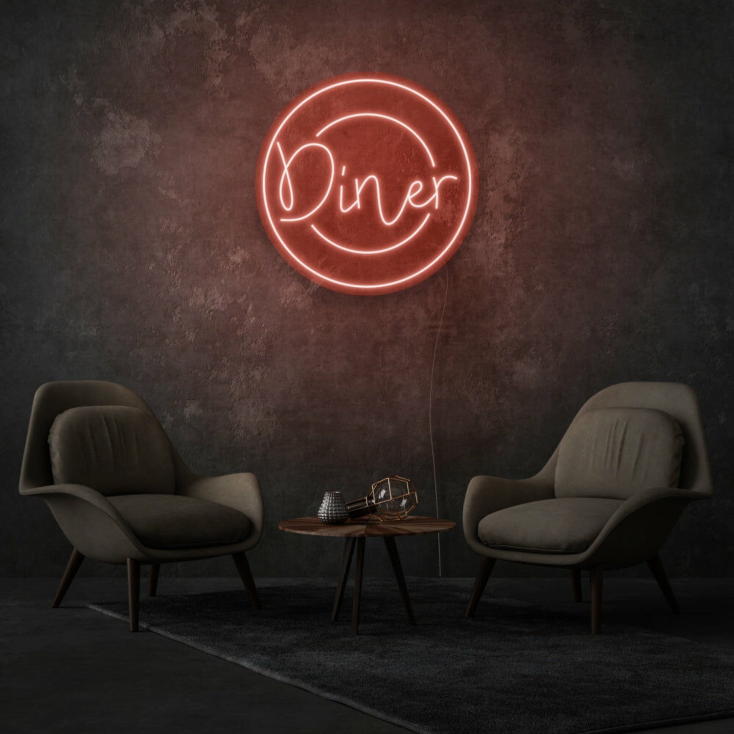 Diner On A Plate Neon Nostalgic Eats And Treats | Shineneon