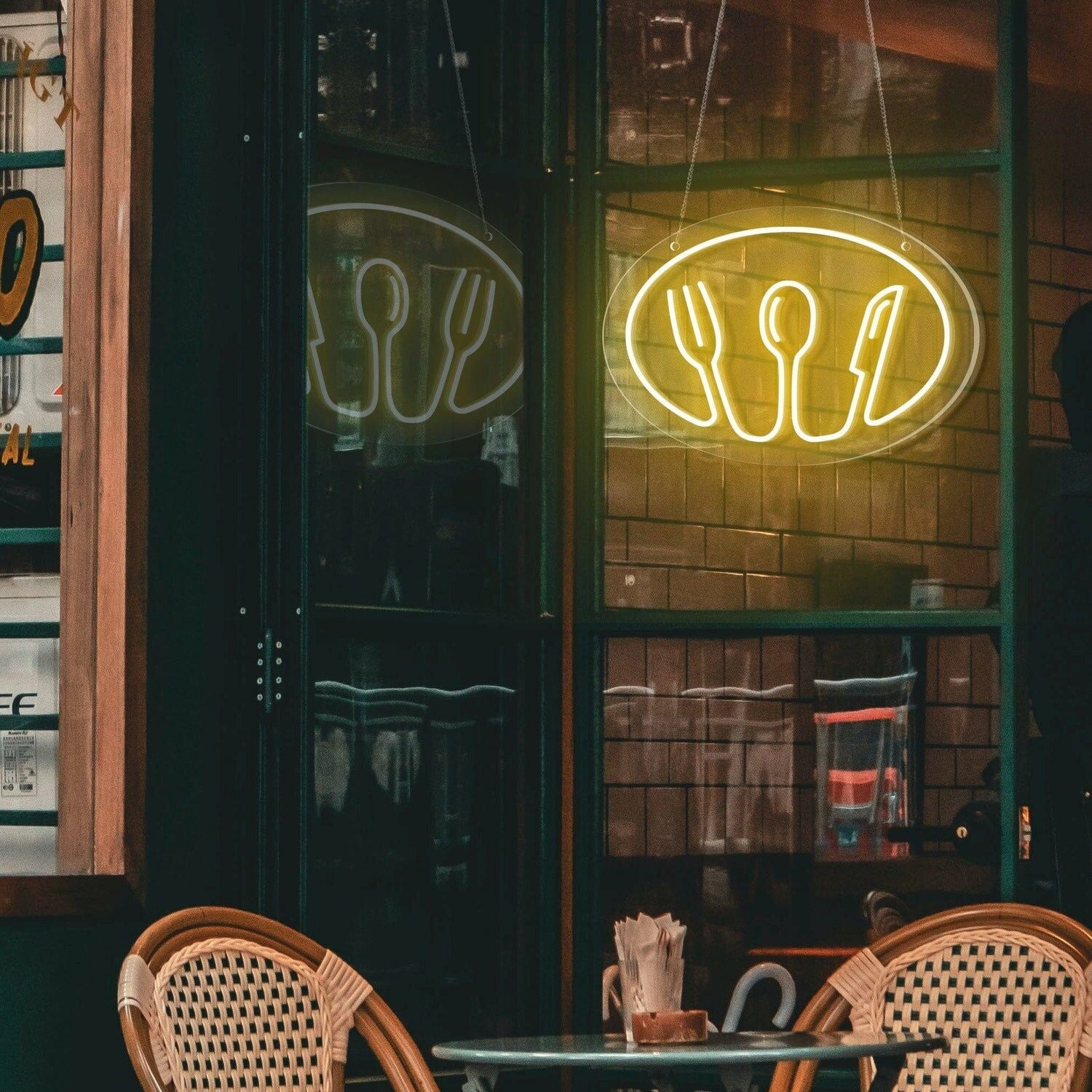 Dining Experience 4 In 1 Tableware Led Neon Sign Home Decor Restaurants | Shineneon