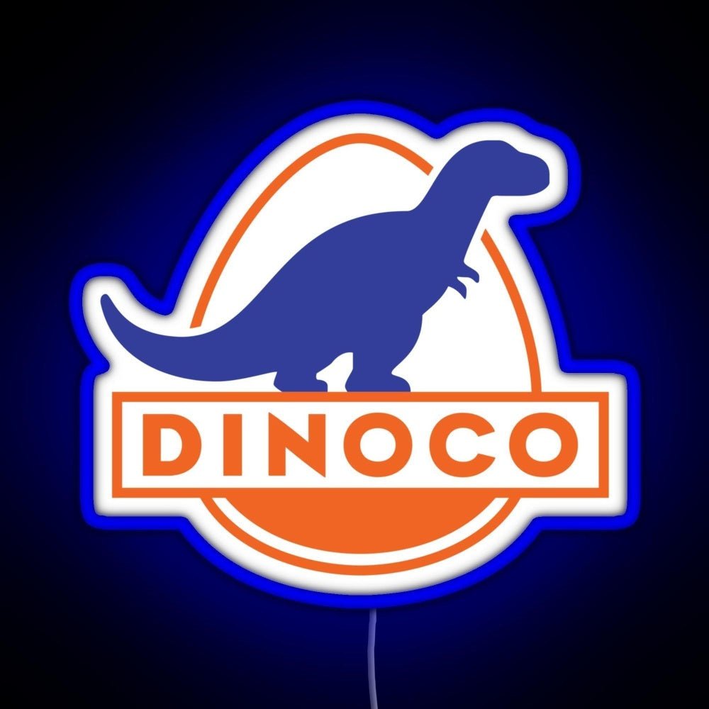 Dinoco Cars Rgb Led Neon Sign Pop Wall Art - Shineneon
