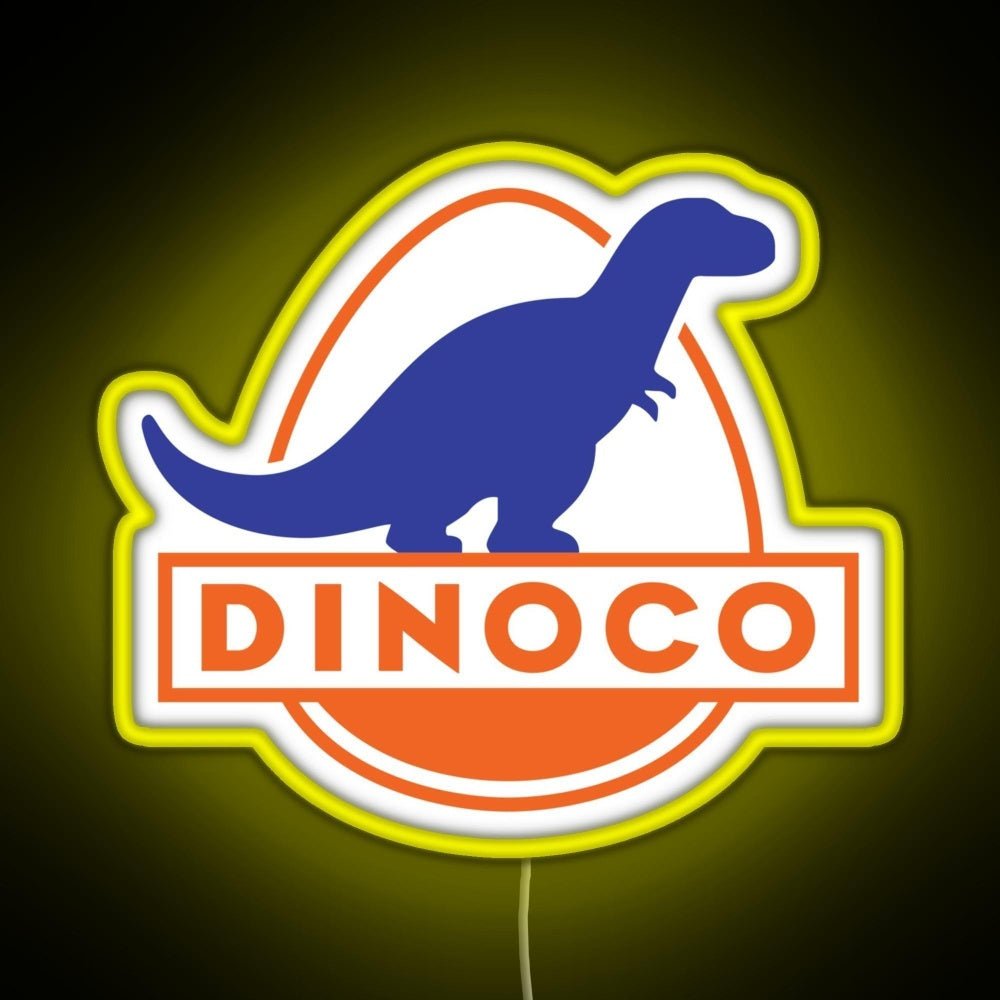 Dinoco Cars Rgb Led Neon Sign Pop Wall Art - Shineneon