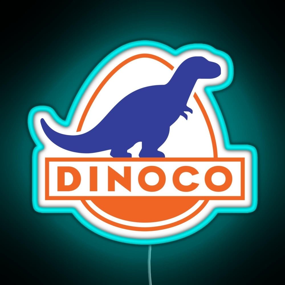Dinoco Cars Rgb Led Neon Sign Pop Wall Art - Shineneon