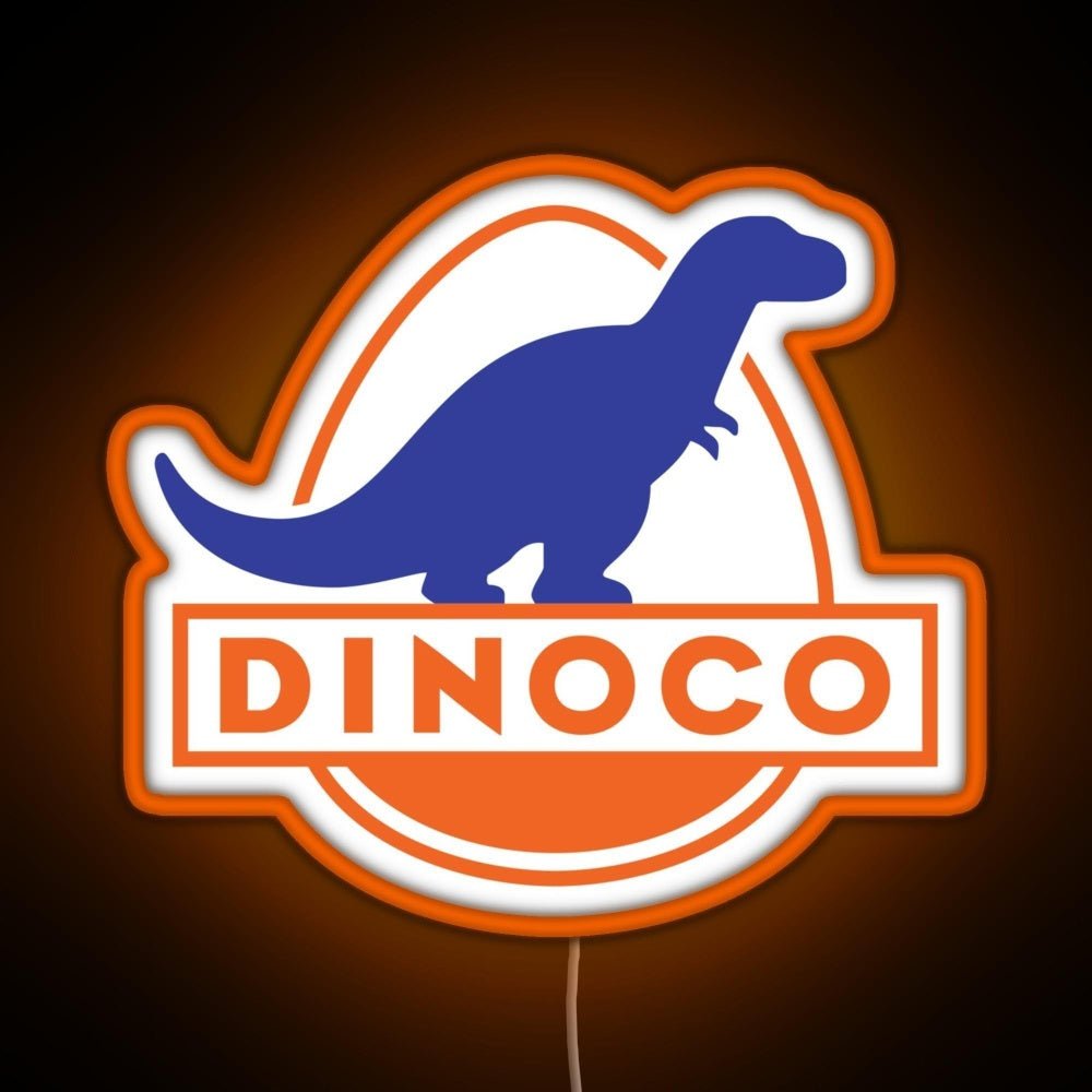 Dinoco Cars Rgb Led Neon Sign Pop Wall Art - Shineneon