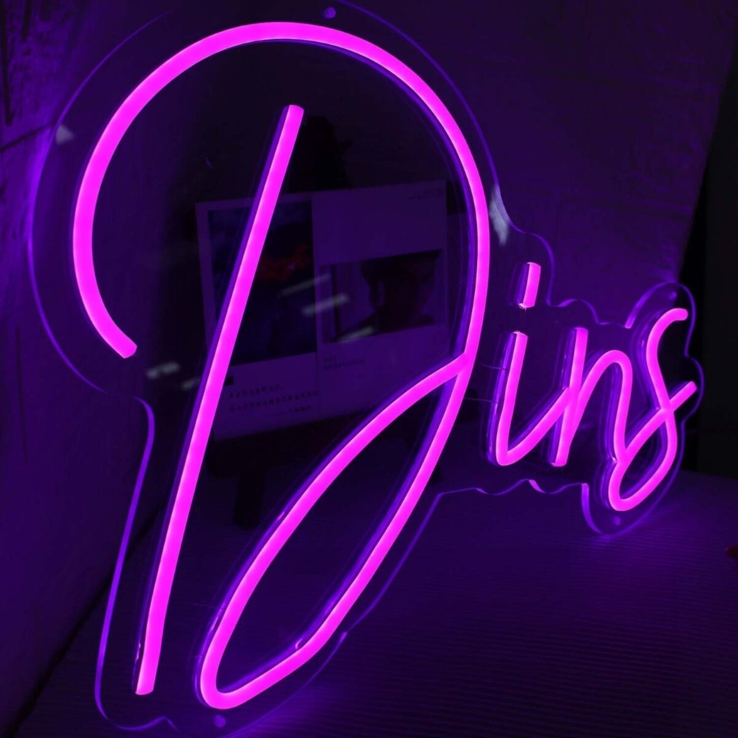 Dins Pink Led Neon Sign - Shineneon