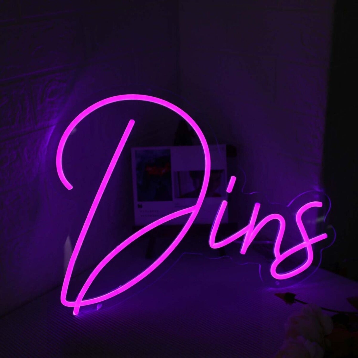 Dins Pink Led Neon Sign - Shineneon
