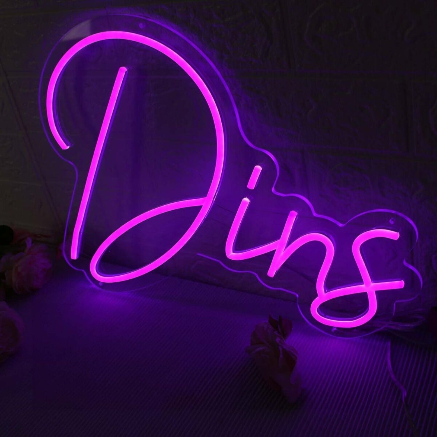 Dins Pink Led Neon Sign - Shineneon
