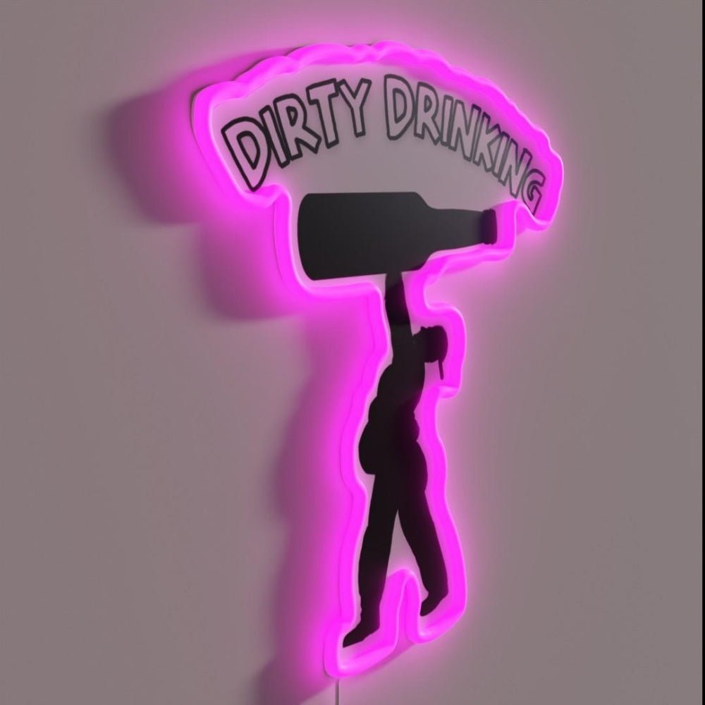 Dirty Drinking Rgb Led Neon Sign - Shineneon