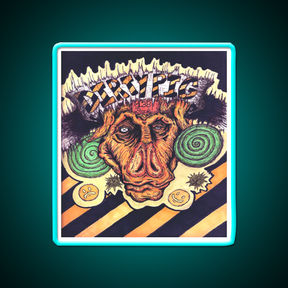 Dirty Pig Whiskey Drink Bar Led Neon Sign Rgb Color