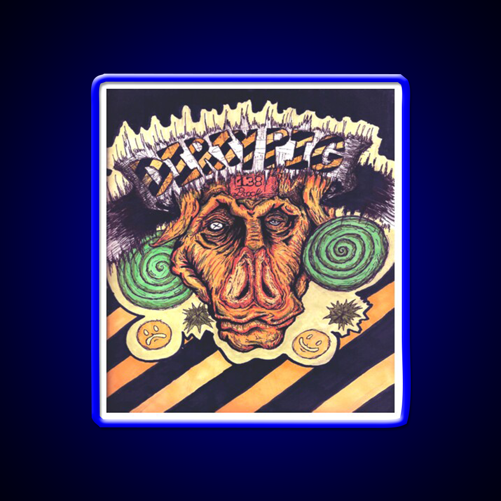 Dirty Pig Whiskey Drink Bar Led Neon Sign Rgb Color