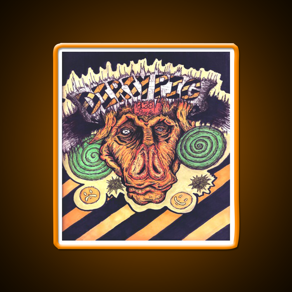 Dirty Pig Whiskey Drink Bar Led Neon Sign Rgb Color