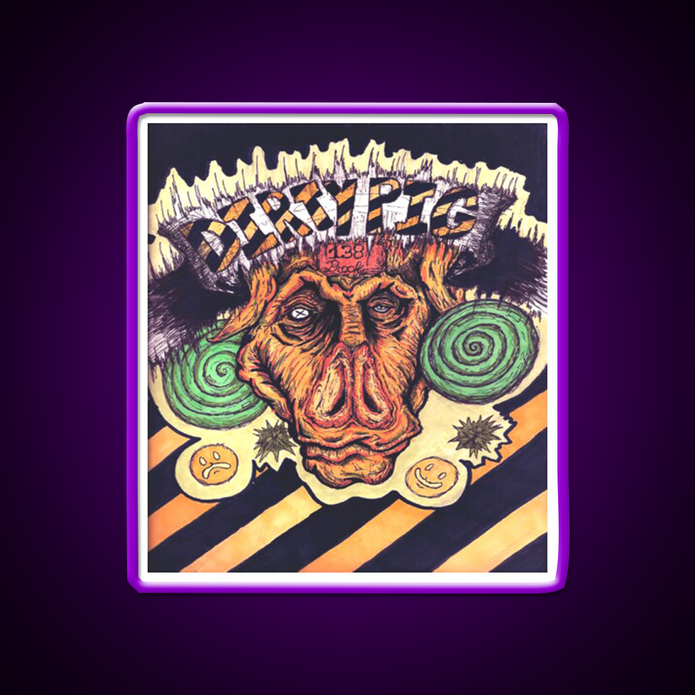 Dirty Pig Whiskey Drink Bar Led Neon Sign Rgb Color