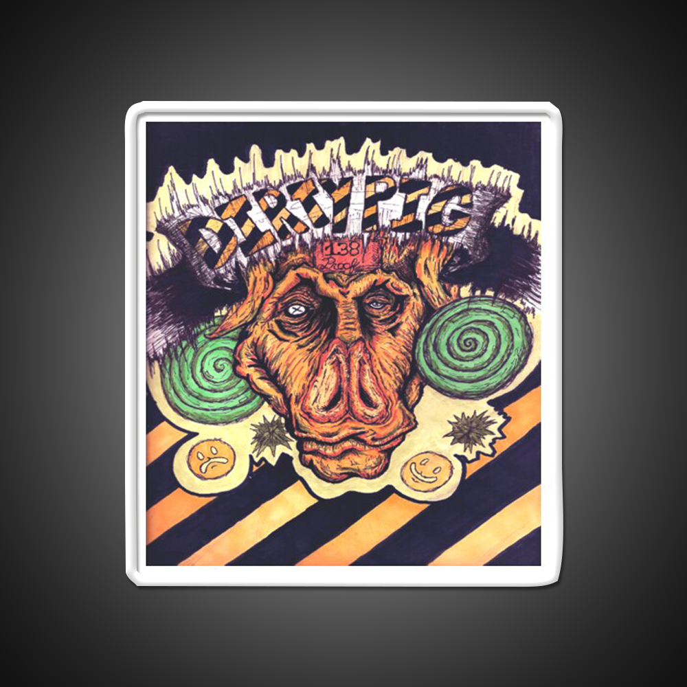 Dirty Pig Whiskey Drink Bar Led Neon Sign Rgb Color