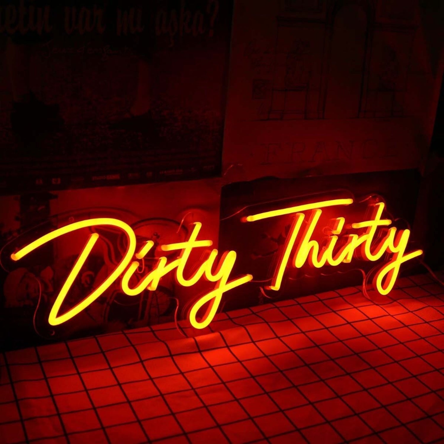 Dirty Thirty Led Neon Sign - Shineneon