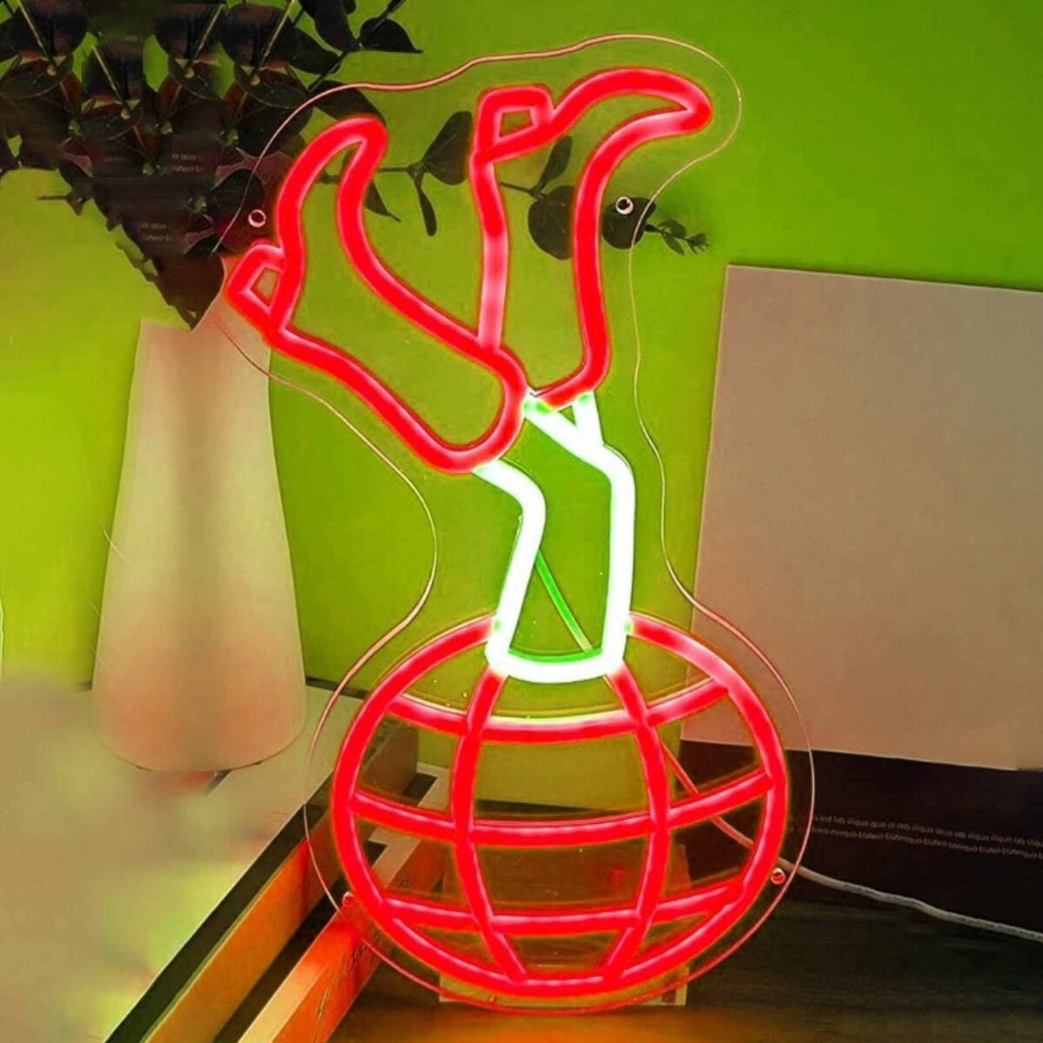 Disco Ball Cowgirl Legs Boots Led Neon Sign - Shineneon
