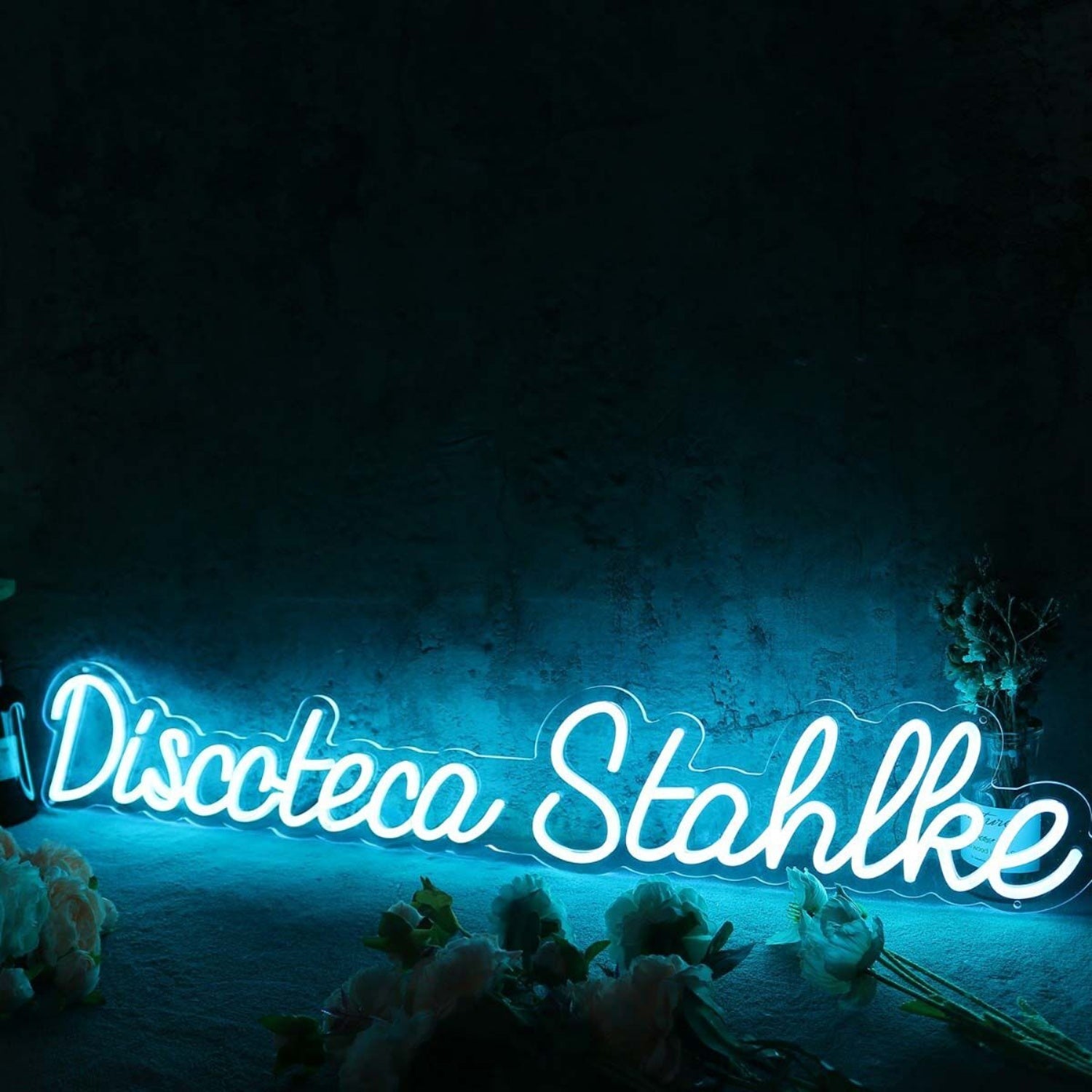 Discoteca Stahlke Blue Led Neon Sign - Shineneon